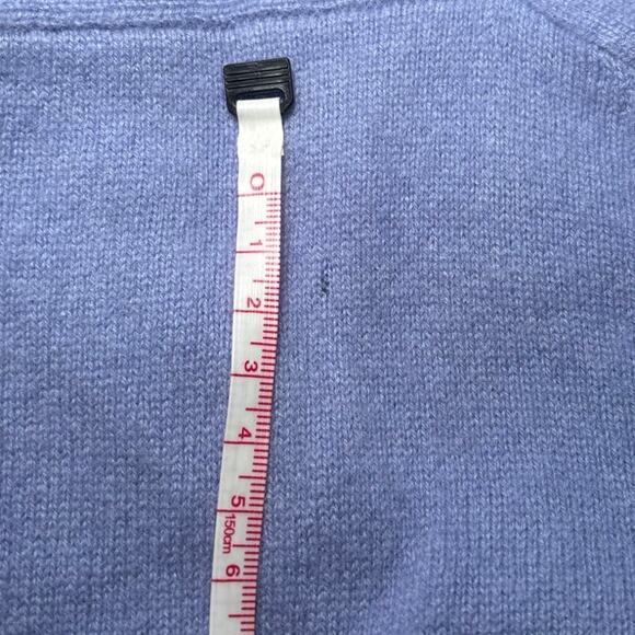 Talbots Lavender 100% Pure Cashmere Turtleneck Sweater Size Medium - Picture 8 of 8